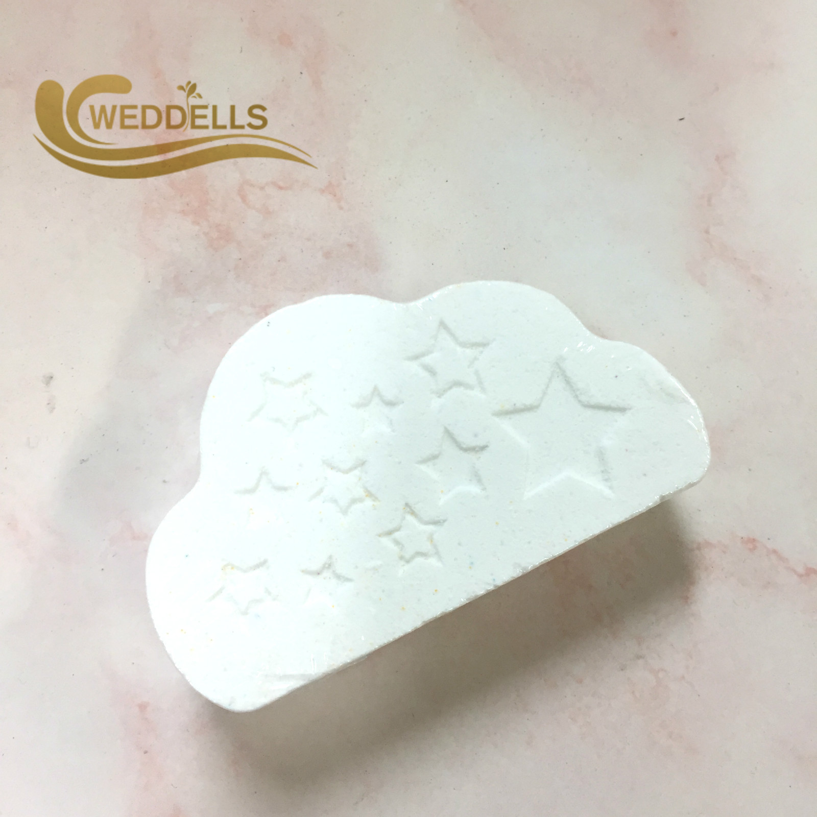 150g Rainbow Custom Bath Bombs Coconut Essential Oil With Logo Label