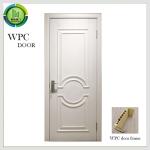 Hollow Wood Painting WPC Door Composite Flame Retardant Villa Use