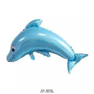 Wholesale Wholesal Hot sale cartoon dolphin party foil helium balloons for birthday or festival from china suppliers