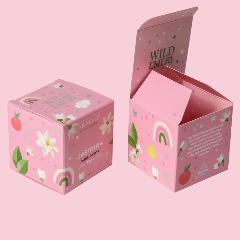 Custom Size Ivory Board Package Box for Oranges Candle Jars and Snacks DDP Delivery