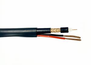 Wholesale RG59+2C Outdoor PE Siamese Coax Cable UV Resistant For Monitor Project from china suppliers
