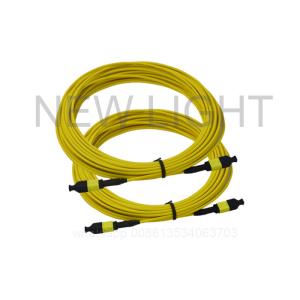 Wholesale 3.0 Mm MPO To MPO Single Mode Cable / 12 Core Multimode Fiber Optic Cable from china suppliers