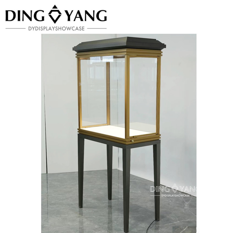 Beautiful Appearance Lockable Jewelry Display Cabinet 27.5x18x69 Inches