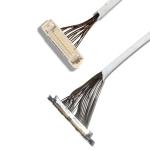 46 AWG 42 AWG Micro Coax Cable DF36 40P 0.4SD 150MM Length lvds display