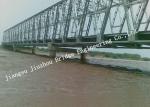 Single Lane Galvanized Steel Bridge Prefabricated Modular 20ton 40ton Truck Load