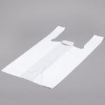 Large White Reusable T Shirt Bag , Retail Shopping Bags Custom Made Size