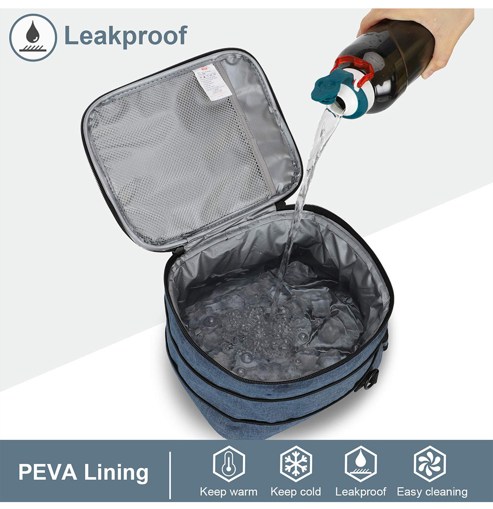 Adult Casual Leakproof Insulated Lunch Pail For Work Office