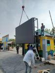 P10 Lamp Waterproof outdoor 960x960mm Fixed full color advertising screen big hd