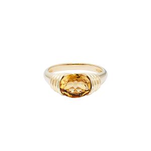Wholesale Heirloom CZ Honey Quartz Ring 925 Sterling Silver For Women'S Wedding Jewelry from china suppliers