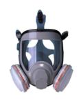 TPE Grey Full Face Respirator Protection Dust Respirator Mask Dust Gas Defense