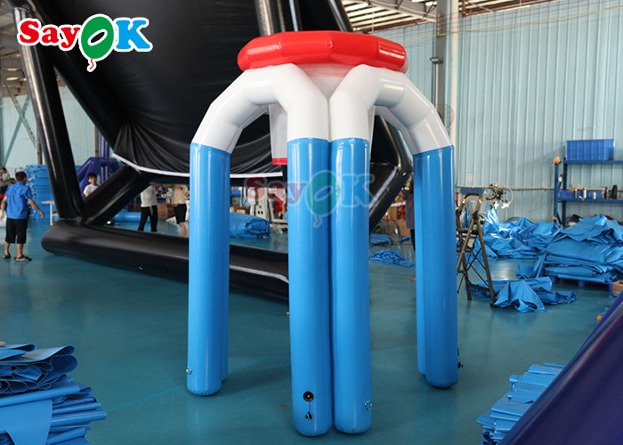 Giant Throwing Game Inflatable Basketball Hoop For Family Fun