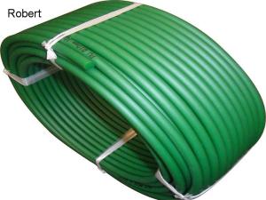 Wholesale Rough Polyurethane Round Conveyor Belt For Food Industry Light Green / Dark Green from china suppliers