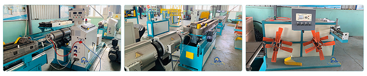 75 Rpm Screw Speed HDPE PP PVC Electrical Conduit Pipe Making Machine 22kw