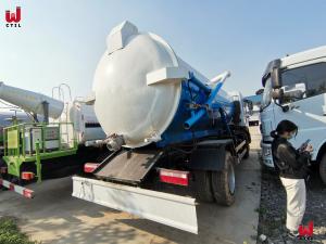 Wholesale Dongfeng 6CBM Light Duty Vacuum Suction Pump Suction Sewage Truck from china suppliers