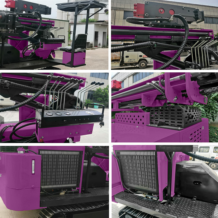 360Degree Rotate Pile Drilling Rig Hydraulic Vibratory Hammer Pile Driving Machinery
