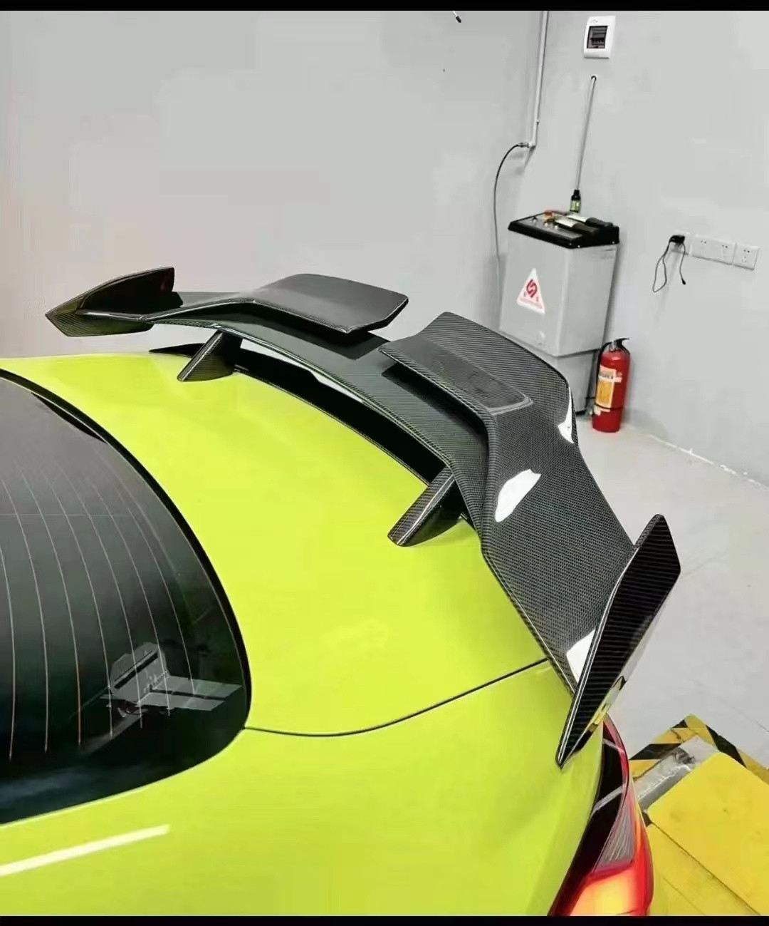 For BMW G80 G82 M3 M4 Carbon Fiber Spoiler G80 G82 M3 M4 Upgraded Darwin StyleCarbon Fiber Tail Spoiler