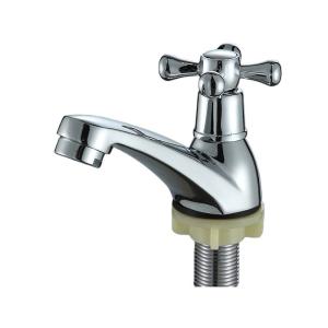 Wholesale Zinc Stylish Bathroom Single Cold Water Basin Taps In Chrome from china suppliers
