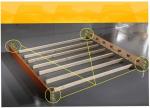 86mm*26.5mm*33mm Metal Wooden Bed Hardware Parts Hooks for Furniture Accessories