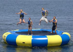 Wholesale 0.9mm Heavyduty Pvc Tarpaulin Inflatable Bouncer Water Sports , Inflatable Water Games from china suppliers