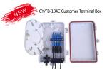 White color indoor/outdoor, light/compact, Customer Terminal Box,4 cores