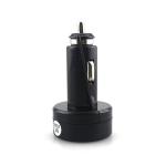 2 In 1 DC 12V Digital Car Voltmeter Thermometer Temperature Meter Battery