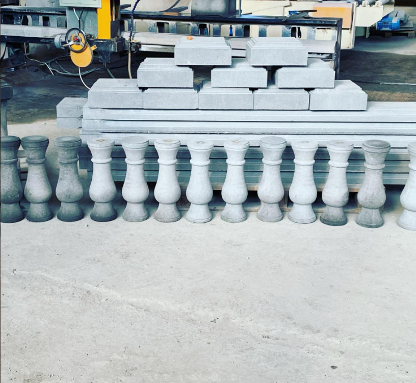 High Efficiency CNC Two Pcs Baluster Cutting Machine For Kingpost , Roadblock