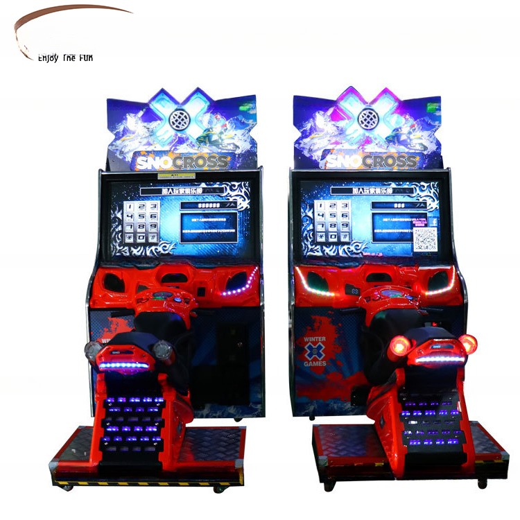 Dreamland Snowcross Motorcycle Game Machine Resort Arcade Motorbike Simulator