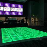 RGB LED Stain Tile for Event Wedding Bar Night Club 50*50*7cm Dancing Mat Stage