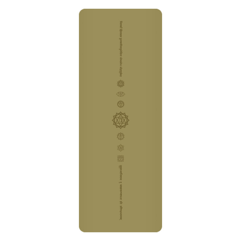 Factory Custom Non Slip Eco Friendly Fitness Printed PU Rubber Yoga Pilates Mat