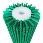 Industrial Green Nylon Roller Cleaning Cylinder Brush For Vegetable Cleaning