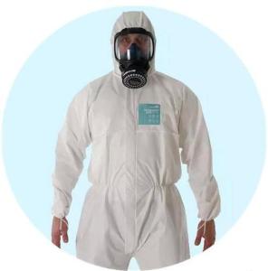Wholesale Disposable Medical White Type 5 Coverall Suit Protective Clothing Full Body from china suppliers