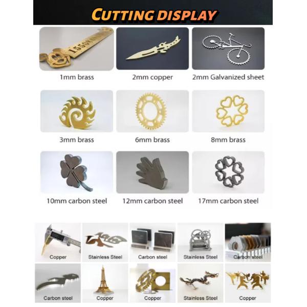 Water Cooling High Precision Laser Cutter 1500W Metal Fiber Laser Cutting Machine