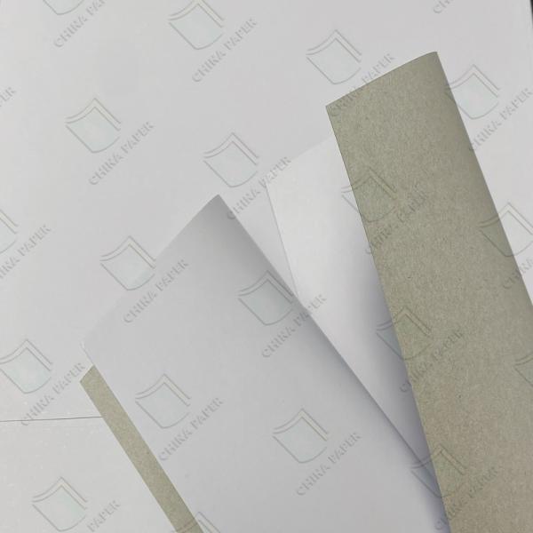 FSC Certified 250gsm 300gsm 350gsm Coated Duplex Board With Grey Back For Packing