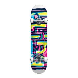 Wholesale Blind Skateboards Logo Glitch White Mini Complete Skateboard First Push - 7.25&quot; x 29.2&quot; from china suppliers