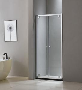 Wholesale Pivot shower doors 900*1900mm with 6463 aluminium profile and tempered glass from china suppliers