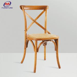 Wholesale SGS Wedding Outdoor Event X Cross Back Wooden Chair With Cushion from china suppliers