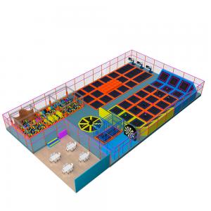 Wholesale SGS Approved Bounce Indoor Trampoline Park Castle Theme Nylon Material from china suppliers