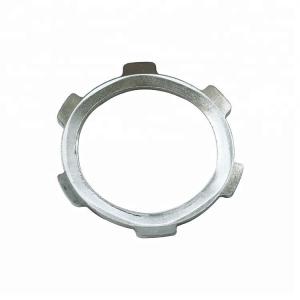 Wholesale Zinc Plated Steel Rigid Conduit Locknut , Female Connection Rigid Pipe Fittings from china suppliers