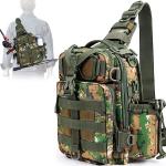 Fishing Backpack With Rod Holder Fishing Tackle Bag Fishing Gear Bag, Outdoor