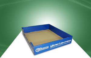 Wholesale Blue Retail PDQ Cardboard Pallet Trays For Aircraft Toy Display , Eco-Friendly from china suppliers