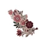 Iron On / Sew On Custom Embroidered Stickers Self Adhesive For Garment Clothing