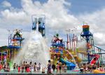 Giant Water Park Playground Fiberglass Slide Equipment Area For Theme Park