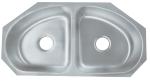 35 Inch Undermount Double Bowl Kitchen Sink With Cardboard Cutout Template