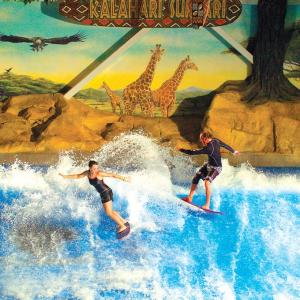 Wholesale Enjoying Flowrider Water Ride , Surfing Attractive Wave Skid Board / Aqua Park Amusement from china suppliers