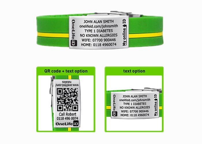 Engraved QR Code Custom Silicone Bracelets For Advertising RoHs Certified