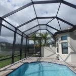 Charcoal 6ft width Pool And Patio Screen Outdoor