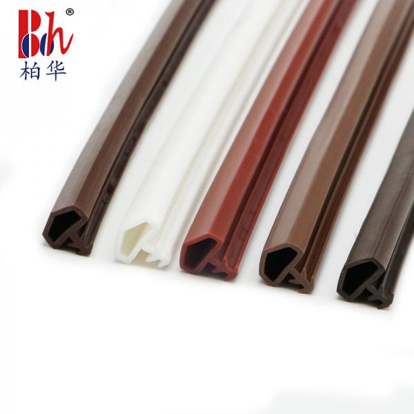 Quality Slot Type Wooden Door Seal Strip Anti-Collision PVC Rubber Sealing Strips For Wooden Door and Window for sale