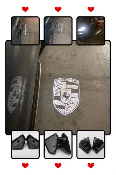 6500K 12 Volt LED Car Door Welcome Light For Porsche Decoration