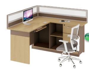 Wholesale modern office desktop galss panel workstation table furniture from china suppliers