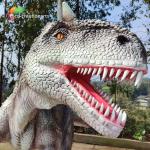 Amusement Park Large Fibreglass Animals Life Size Allosaurus Animatronic Eco